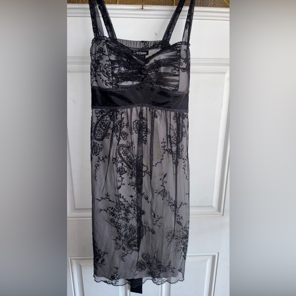 Elegant Black Lace Dress